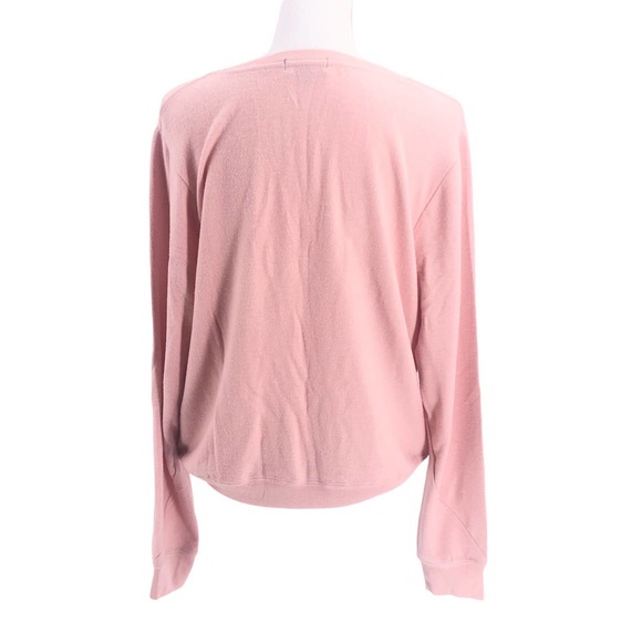 Wildfox NEW Women Size Medium Sketchy Heart Graphic Fleece Sweatshirt Pullover - Picture 3 of 8